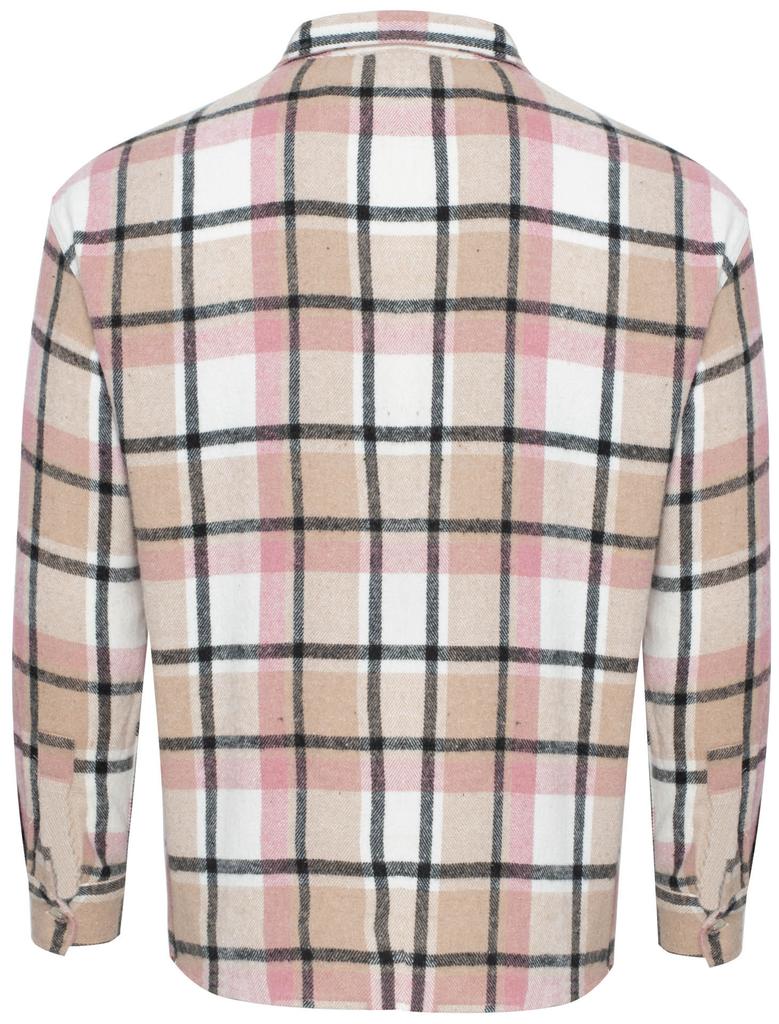 Men' Shirt - Pink Checkered
