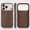 Magsafe Original For iPhone 17Pro Max Magnetic Cowboy Texture Leather Wireless Charging Phone Techwoven Case for iPhone 17Air 16 14 13 Pro Max 15 Plus
