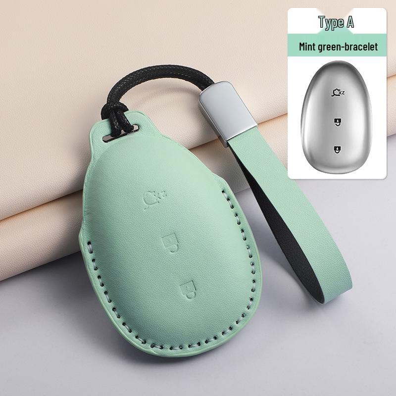 2024 Changan Qiyuan A07 Key Case - Blue Protective Shell for High Appearance Models from 2023 Onwards