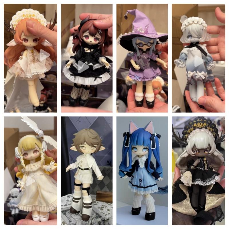 Realm Secret Tour Series Ob11 1/12 Bjd Movable Doll Toy Figurine Figurine Pvc Anime Figure Collectible Toy For Kids Adults Children's Birthday Gift