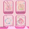 Children's DIY Bracelet Beading Kit – Handmade Material Toys for Girls, Ideal Christmas or 7th Birthday Gift, New Year's Present.
