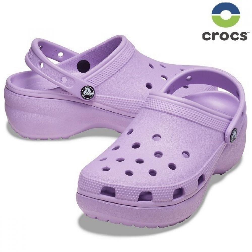 Crocs 206750 Classic Platform Clogs Woman Tall Sandals