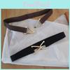 Versatile Two-color Triangular Buckle Waist Belt For Women Perfect For Fall Fashion