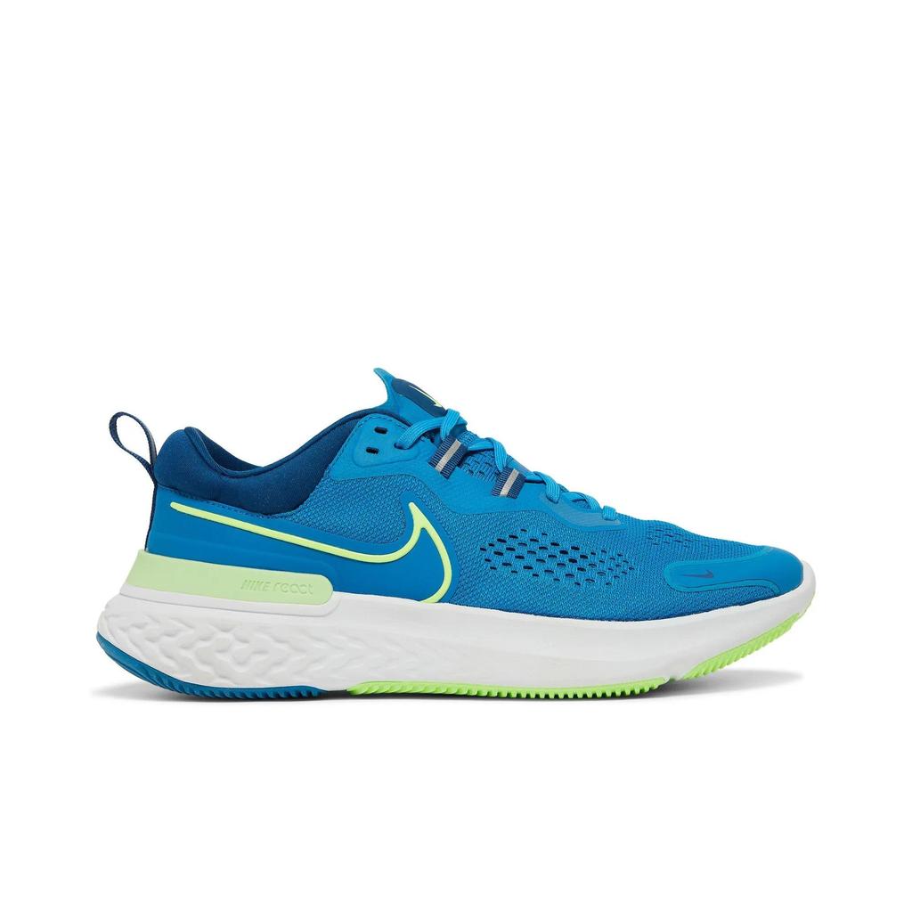 Nike React Miler 2 'Imperial Blue Lime Glow' (Unisex) Imperial Blue / Court Blue / White / Lime Glow Running Shoes CW7121 402