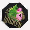 1pc Wicked Custom Name Automatic Folding Umbrella - Compact 8-Rib Design, Durable Plastic & Iron, Daily Use 042