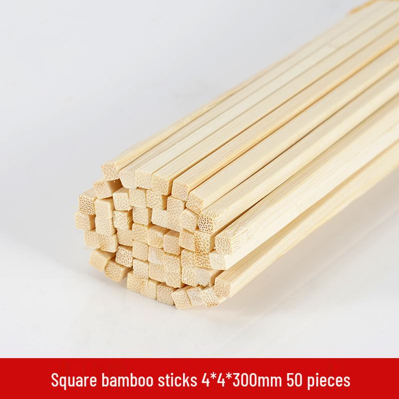 Bamboo and Wooden Craft Sticks: DIY Model Strips and Slices