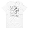 Haie Spezies Shirt Haie Illustriert Ozean Meeresbiologie Hai Liebhaber Wissenschaft