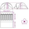 Family Tent for 6 Persons Blue Waterproof