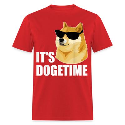 Maglietta Dogecoin È dogetime maglietta divertente Doge Coin Crypto Bitcoin Maglietta S-6XL