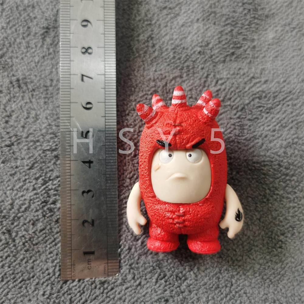 Original 7Pcs/Set Anime Cartoon Oddbods Cute Toys Dolls Pvc Figures