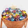 12pcs Planet Elastic Ball Children Bouncy Ball Toy Rubber Indoor And Outdoor Toys  Starry Sky Elastic Ball Juggling Jumping Ball