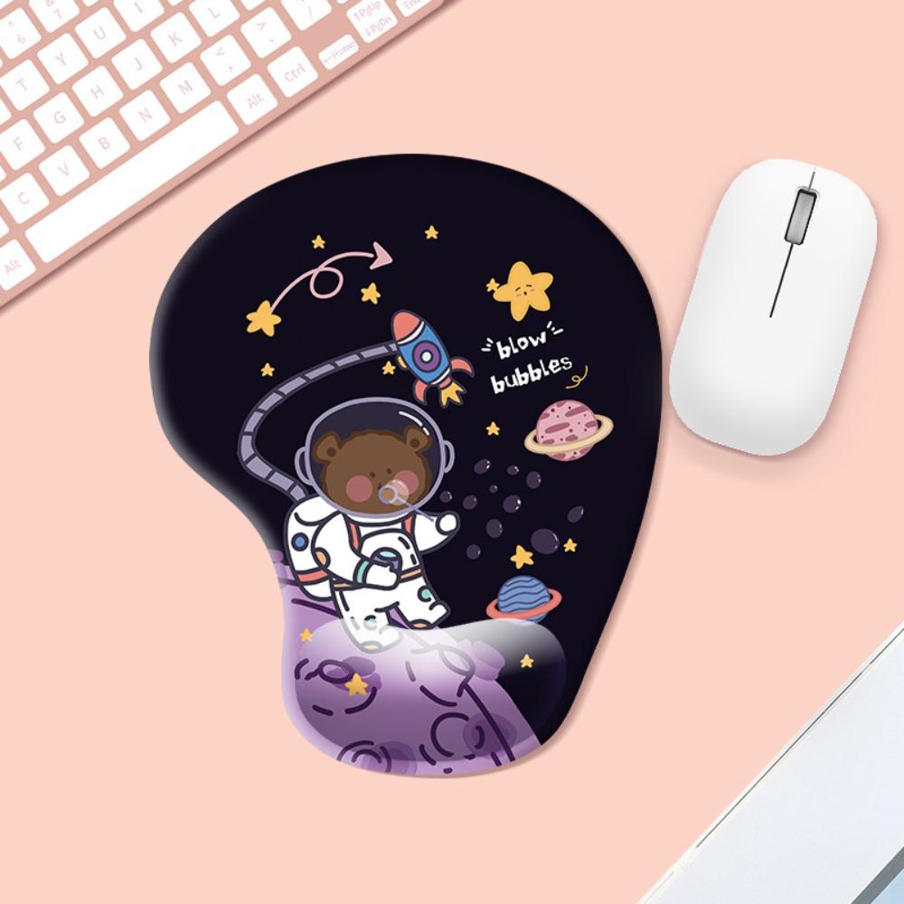 Non Slip Hand Support Mouse Mat Ergonomic Office Accessories Cartoon Wrist Rest Mousepad Office