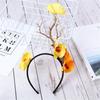 Cute Tree Branch Reindeer Antler Hair Hoop Women Photography Makeup Headband for Christmas Party Hair Accessories