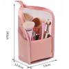 1Pc Stand Cosmetic Bag for Women Clear Zipper Makeup Bag Travel Organizer Toiletry Bag Makeup Brush Holder