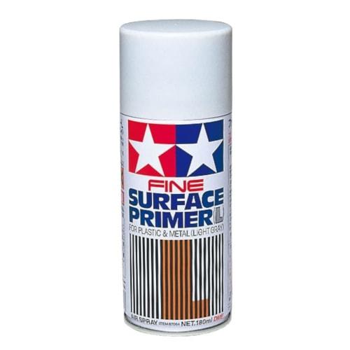 

TAMIYA Makeup Material Series No.46 Super Surfacer L Light Gray 180ml Model Paint 87064