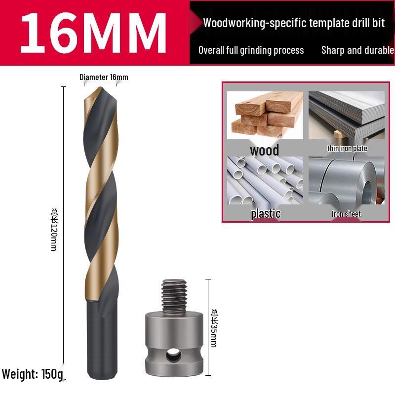 Electric Drill Bit Extension for Woodworking and Hole Saw