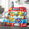 Custom Name Super Zings Adventure Party Blanket For Couch Bed Plush Cozy Fuzzy Blanket Super Soft Warm Blankets For Fall And Winter 091647