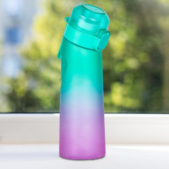 650ml Fruity Water Bottle with 7 Flavors Drinking Bottles for Outdoor Fitness Flavor Travel Mug for School