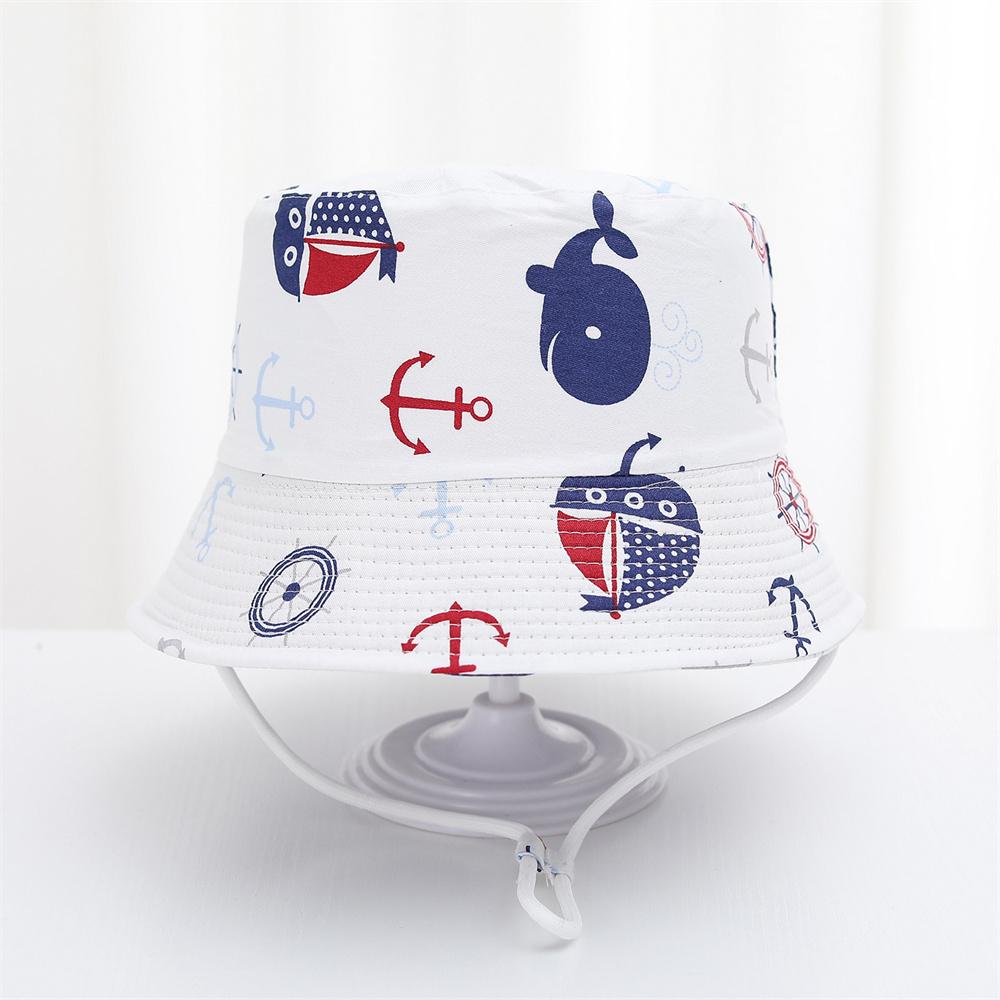 New Panama Summer Baby Sun Hat for Girls and Boys Cartoon Beach Sun Cap Fisherman's Hat for Kids Autumn Outdoor Baby Bucket Hat