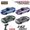 1:43 4WD RC Drift Car 2.4G High-speed with Four-wheel Drive and Remote Control Mini Racing Car Models for Boys' Gifts.