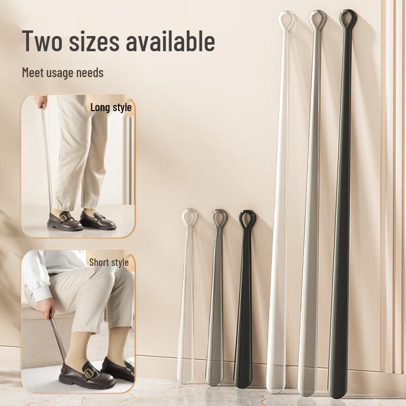 Long-Handle Transparent Shoehorn