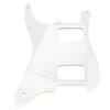 Musiclily Pro 11-Hole ST Stratocaster Pickguard HH with Round Corners, Uncovered, 2 Humbucker Pickups, 2 Potholes, for Fender Squier Strat Electric