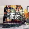 1 ks Flísová deka s potiskem Grand Theft Auto, Vysoce kvalitní, Pro všechna roční období, Domácí dekorace, Teplo a pohodlí, Perfektní jako vánoční dárky
