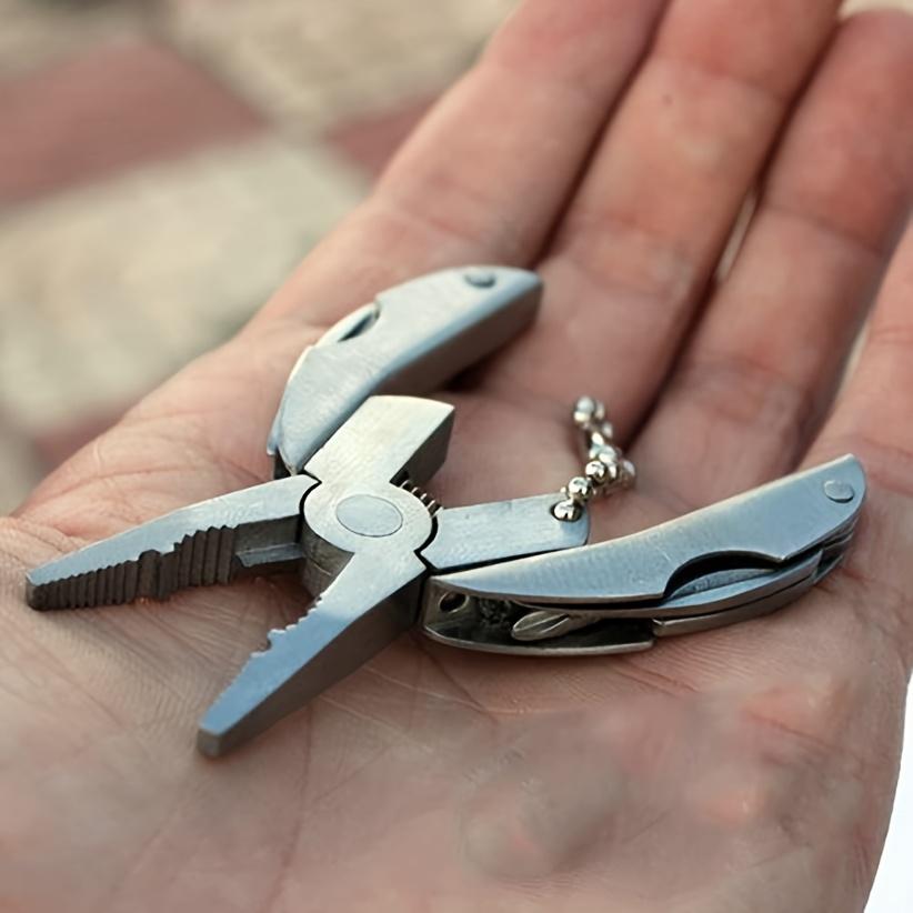 1PC Multi Functional Tool Pliers, Mini Multi-purpose Folding Pliers