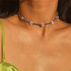 IngeSight.Z Bohemian Colorful Beads Flower Choker Necklace for Women 2025 Summer Statement Short Collar Clavicle Chain Jewelry