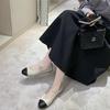 Grape Home~ Sheepskin Edition Sheepskin Pattern Round Head One-word Buckle Strap Rhombus Low Heel Mary Jane Single Shoes Women's Autumn