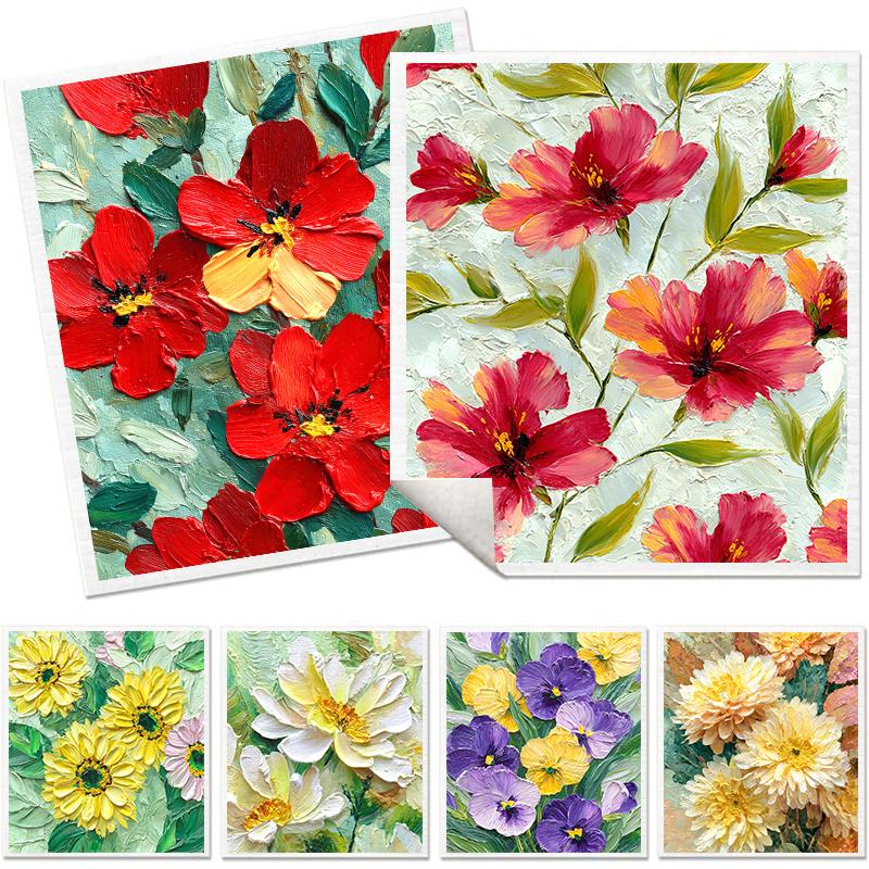 

6 шт. Салфетки из натуральной целлюлозы и хлопка, Супервпитывающие и быстросохнущие многоразовые кухонные салфетки для уборки кухни 6 PCS