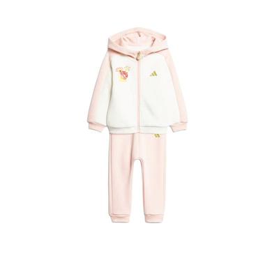 Casual Sports Suit With Zipper Hooded Design And Color Block Cartoon Anime Pattern Kids Suit KV6903
