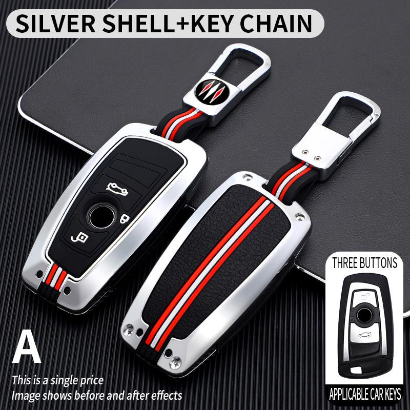 Bil Fjernkontroll Nøkkel Etui Deksel Skall Fob For BMW 1 3 5 7 Serie X1 X3 X4 X5 F10 F15 F16 F20 F30 F18 F25 M3 M4 E34 Biltilbehør