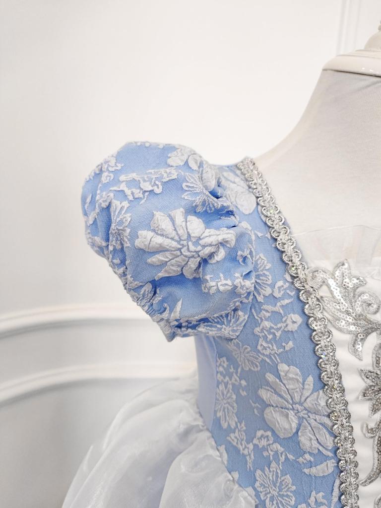 TYHTYM Cinderella Princess Blue Sizes Kids Perfect for and Birthdays Dress, Dress, Children's Cosplay, Dress, 105-120cm, Costume, Christmas,