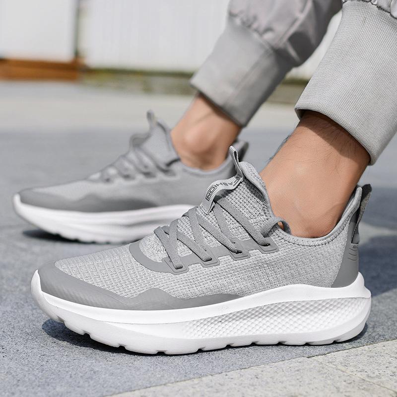 New Mesh Shoes Running Shoes Foot Chip Magnetic Shock Massage Shoes Vibration Couple Shoes One Foot Flying Knitting Shoes