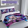 3PC Custom Name Fantasy Warrior Artwork Bedding Set Printed Bedding Set Duvet Cover Closure Includes 1 Duvet Cover & 2 Pillowcases for All Seasons Bed