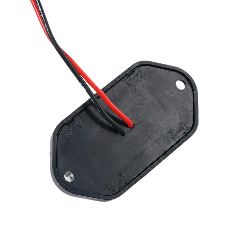 Car License Plate Light with White Bulbs, Fits SUV Truck Trailer Van, Solves Dim License Plate Lighting & Safety Risks