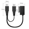 SATA to USB 2.0 6pin+7pin 13pin Adapter Cable External Power Cable for Laptop Optical Drive CD/DVD ROM Slimline Drive Converter
