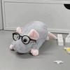 Portable Flower Branch Rat Pencil Pouch Large Capacity Stationery Pouch  Office Supplies