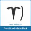 Lega Metallica Emblema Cofano Anteriore Auto Bagagliaio Posteriore Adesivo 3D per Tesla Model 3 ModelY Distintivo di Ricambio Auto Accessori di Modifica