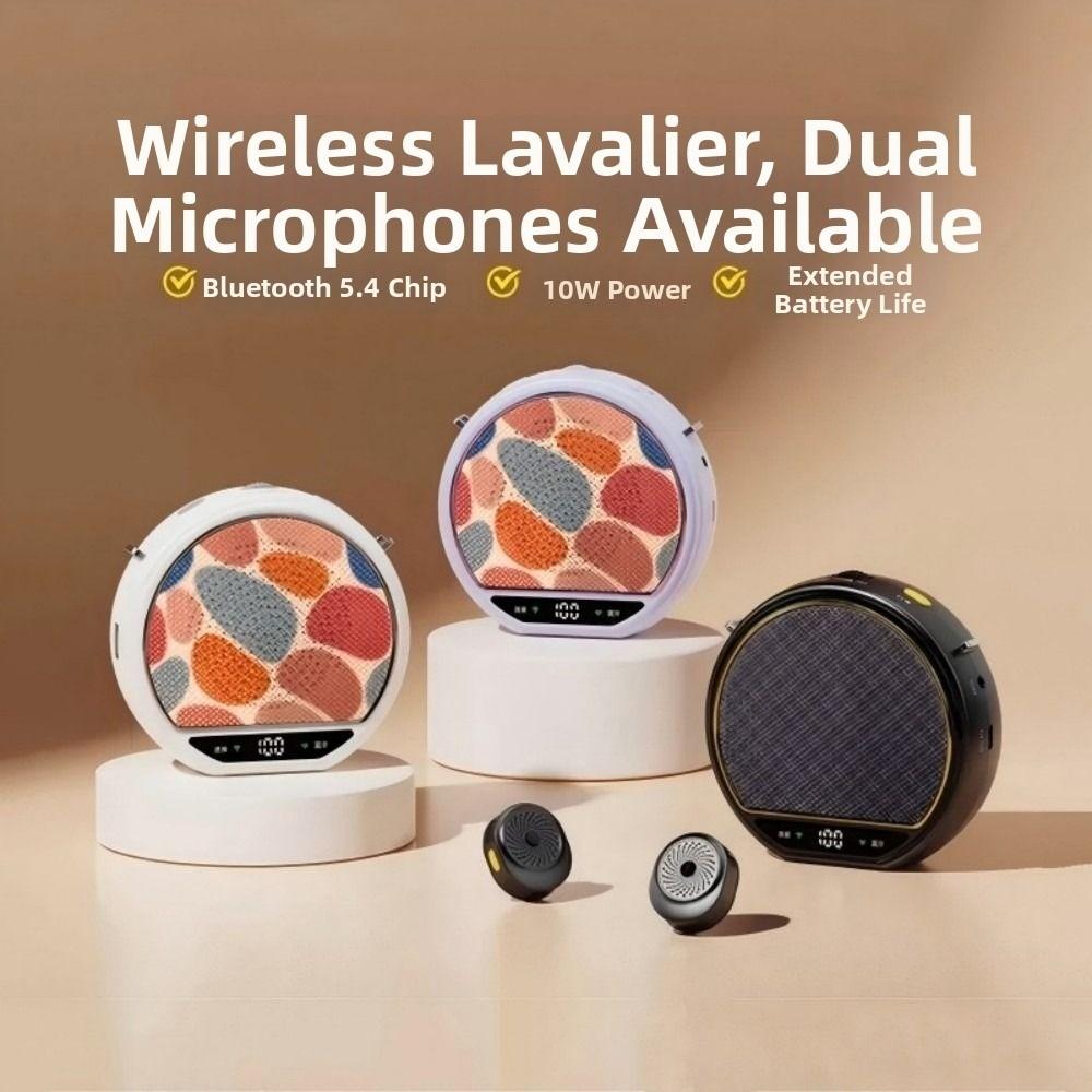 Wireless Lavalier Wearing Little Bee Megaphone Voice Amplifier Speaker For Teachers Classroom