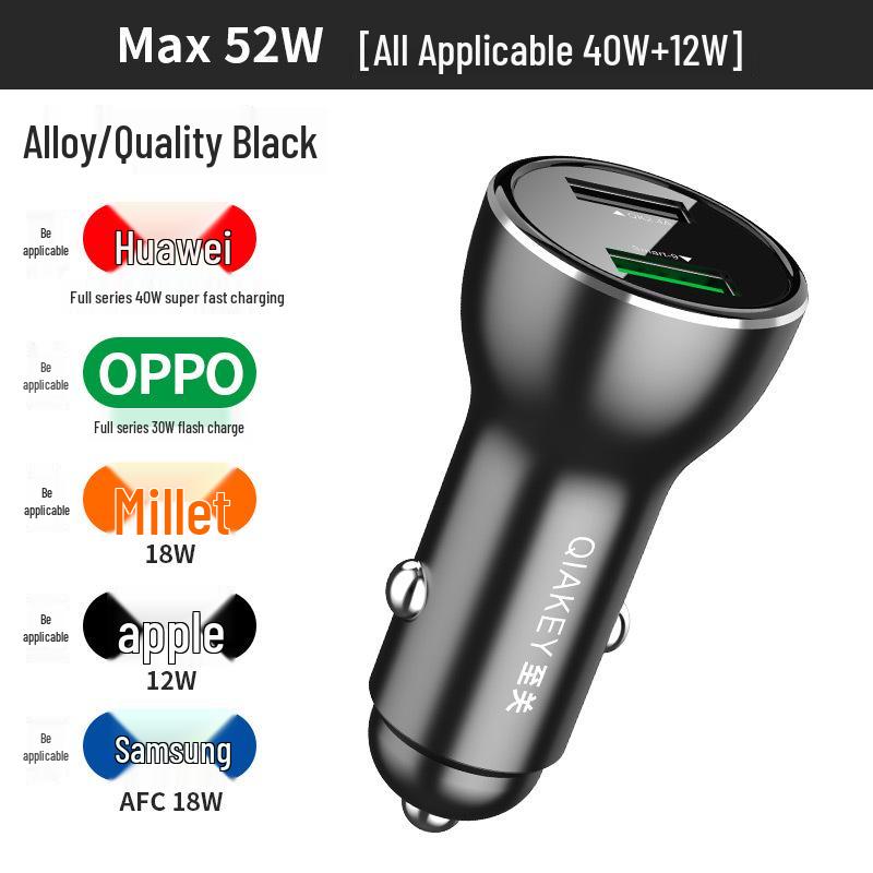 66W Super PD Fast Car Charger for Huawei, Apple, and Oppo