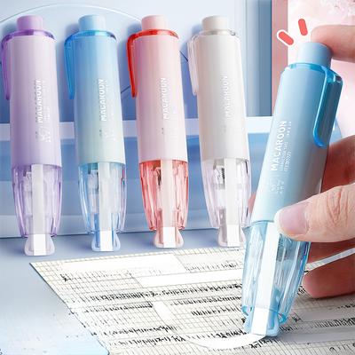 1 adet Kawaii Basın Düzeltme Bandı Değiştirilebilir Yedekler Beyaz Dışarı Düzeltici Bant Öğrenci Sevimli Kırtasiye Okul Malzemeleri