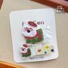 Cartoon Acrylic Kitten Puppy Hair Clip - Versatile Girly Duckbill for Children's Flyaway Bangs