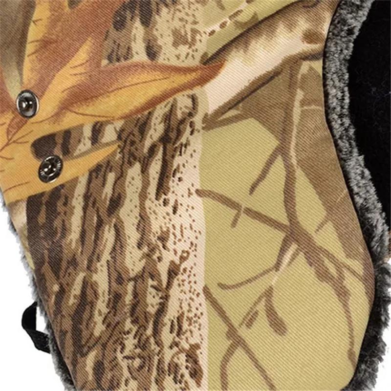 Buy Men Women Winter Hunting Hat Bionic Camouflage Hiking Cap Outdoor ...