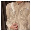Women's Vest Beaded Chinese Sequins Loose Single Breasted Vest Spring Coat High End Embroidery Early Spring Fashion Coat