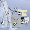Stainless Steel LOVE Envelope Necklace Blank Pendant