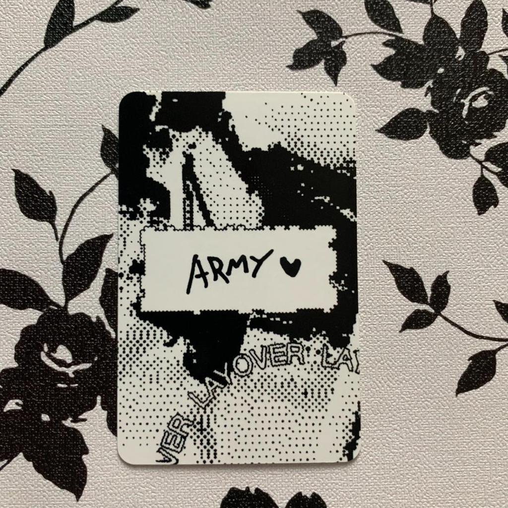 [USED] BTS Layover V Tae Sanok Trading Card