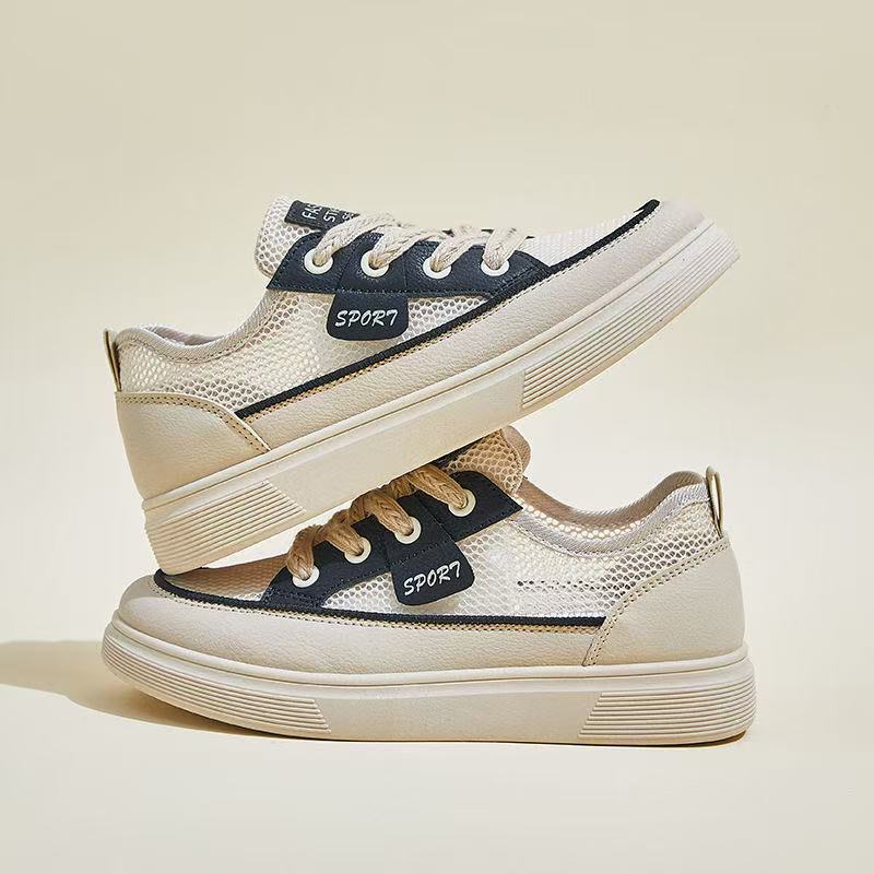 Spring and summer mesh shoes soft-soled non-slip sports board shoes trendy new women's shoes versatile mesh breathable casual shoes
