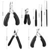 Ingrown Toenail Manicure Tool Set, Large Nail Clippers, Pointed Beak Nail Cutters, Pedicure Tools for Paronychia Care